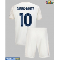 Nottingham Forest Morgan Gibbs-White #10 Auswärts Trikotsatz Kinder 2025-26 Kurzarm (+ Kurze Hosen)